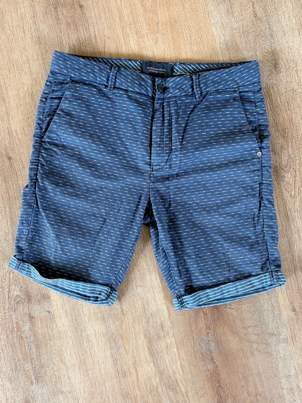 Scotch & Soda Ams Blauw Men’s W30 Shorts